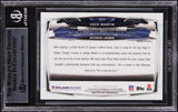 Cowboys Zack Martin Signed 2014 Topps Chrome #207 Rookie Card BAS Slabbed
