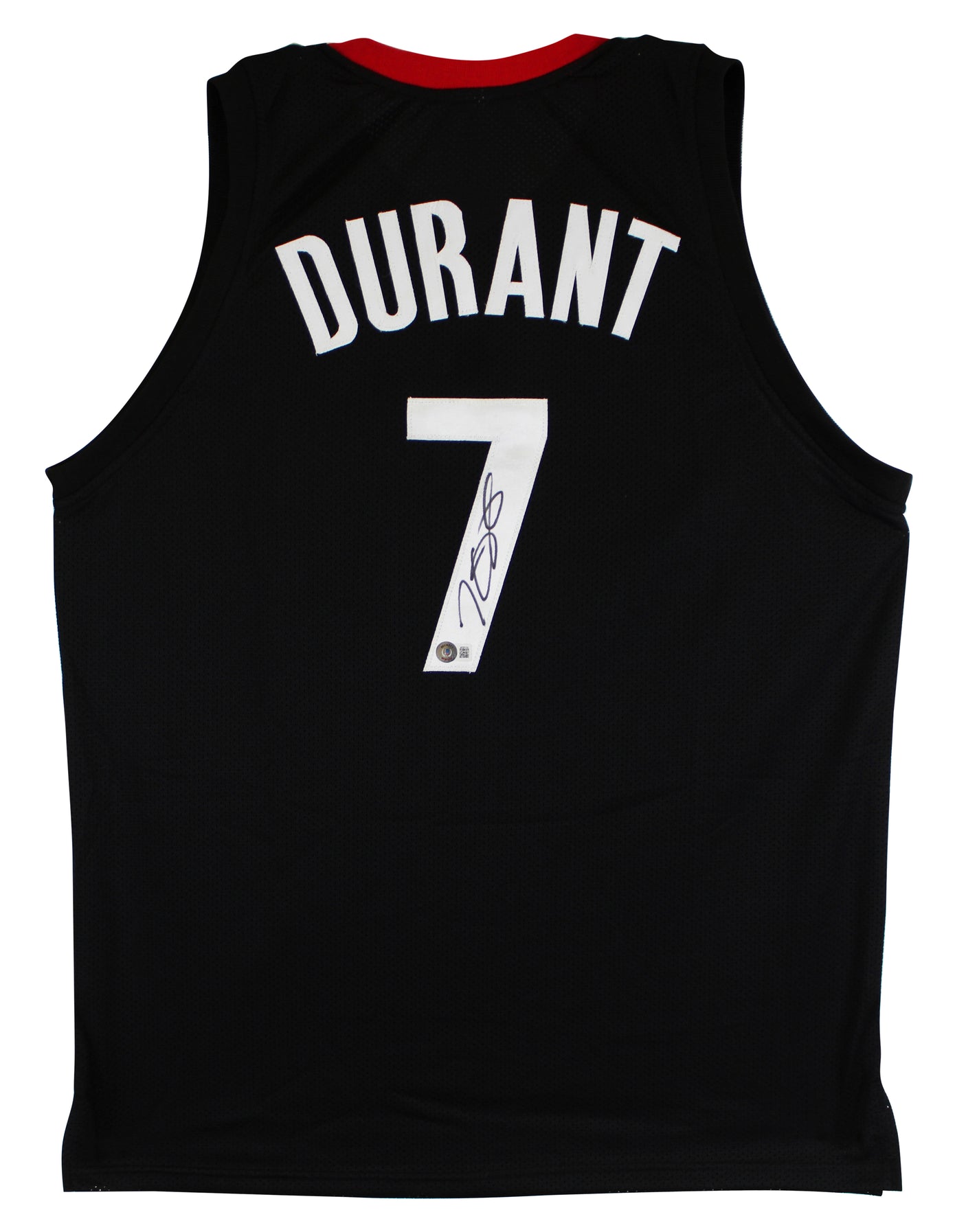 Kevin Durant Authentic Signed Black Pro Style Jersey Autographed BAS Witnessed