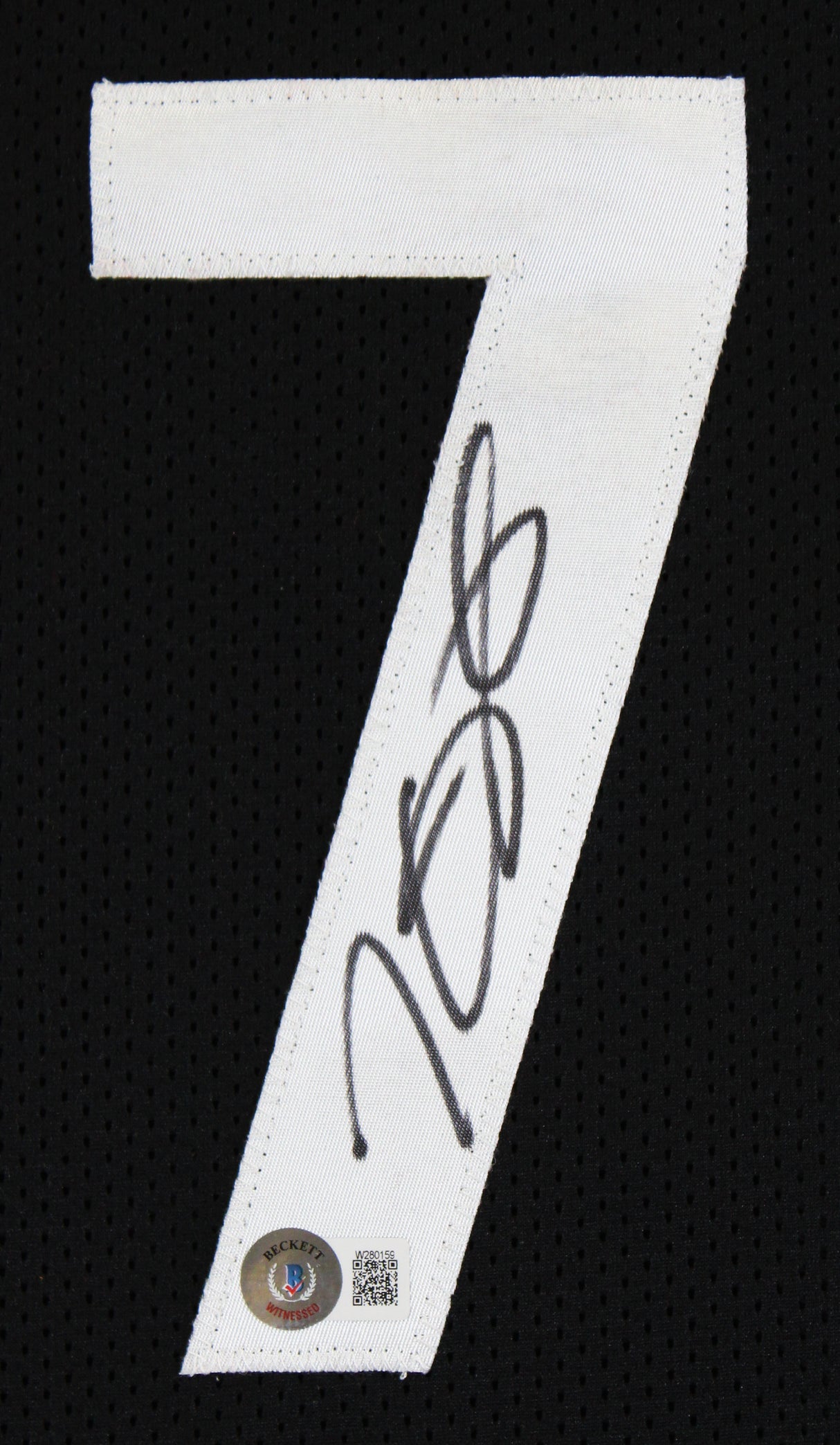 Kevin Durant Authentic Signed Black Pro Style Jersey Autographed BAS Witnessed