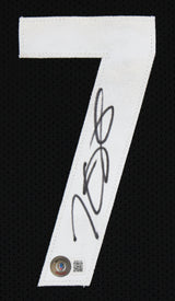 Kevin Durant Authentic Signed Black Pro Style Jersey Autographed BAS Witnessed