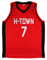Kevin Durant Authentic Signed Red Pro Style Jersey Autographed BAS Witnessed