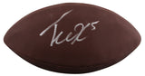Bengals Tee Higgins Signed Wilson Super Grip Football BAS Witnessed #2W419859