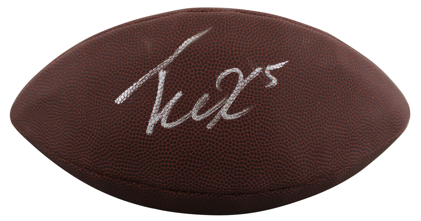 Bengals Tee Higgins Signed Wilson Super Grip Football BAS Witnessed #2W419859