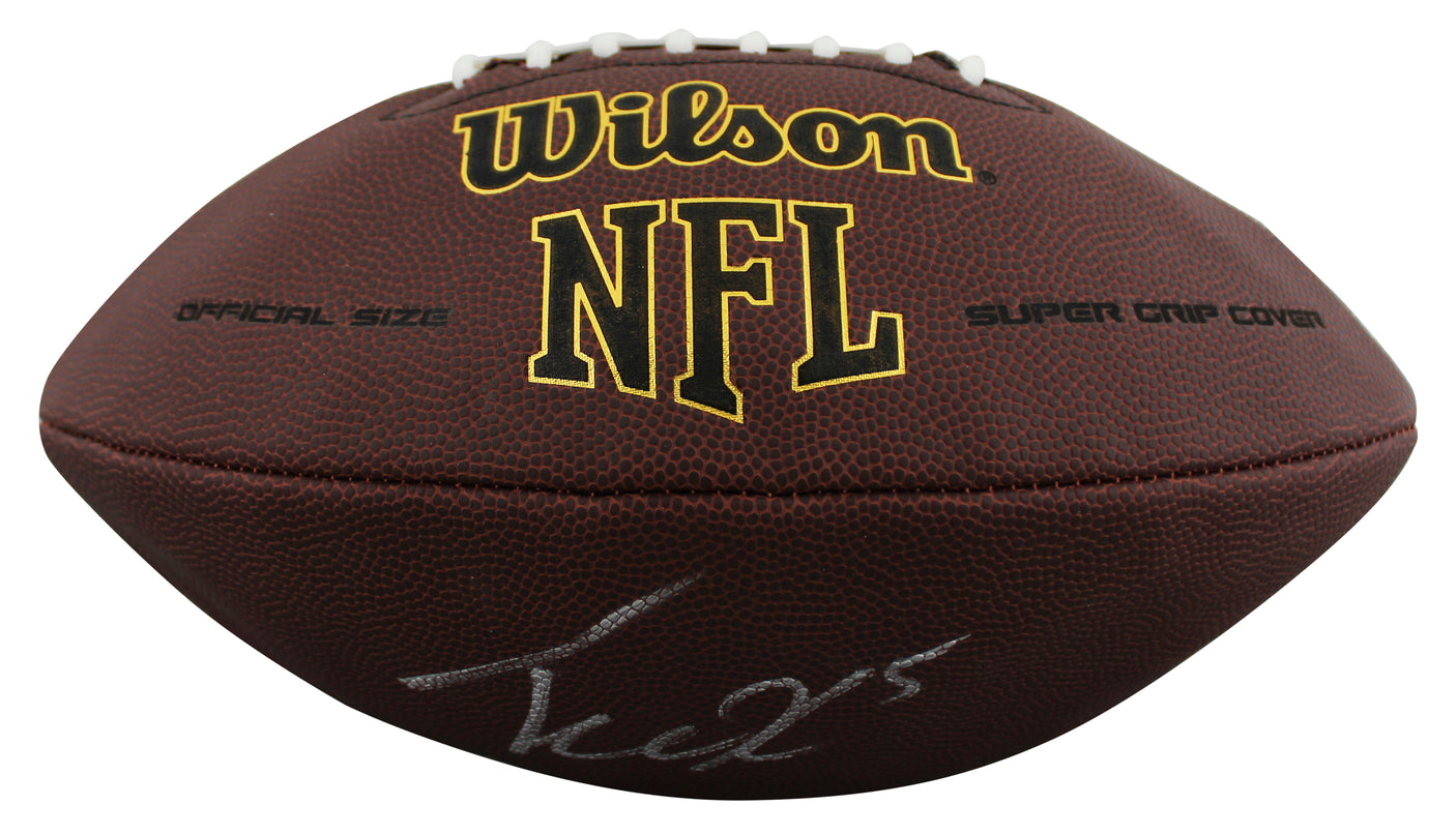 Bengals Tee Higgins Signed Wilson Super Grip Football BAS Witnessed #2W419859