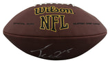 Bengals Tee Higgins Signed Wilson Super Grip Football BAS Witnessed #2W419859