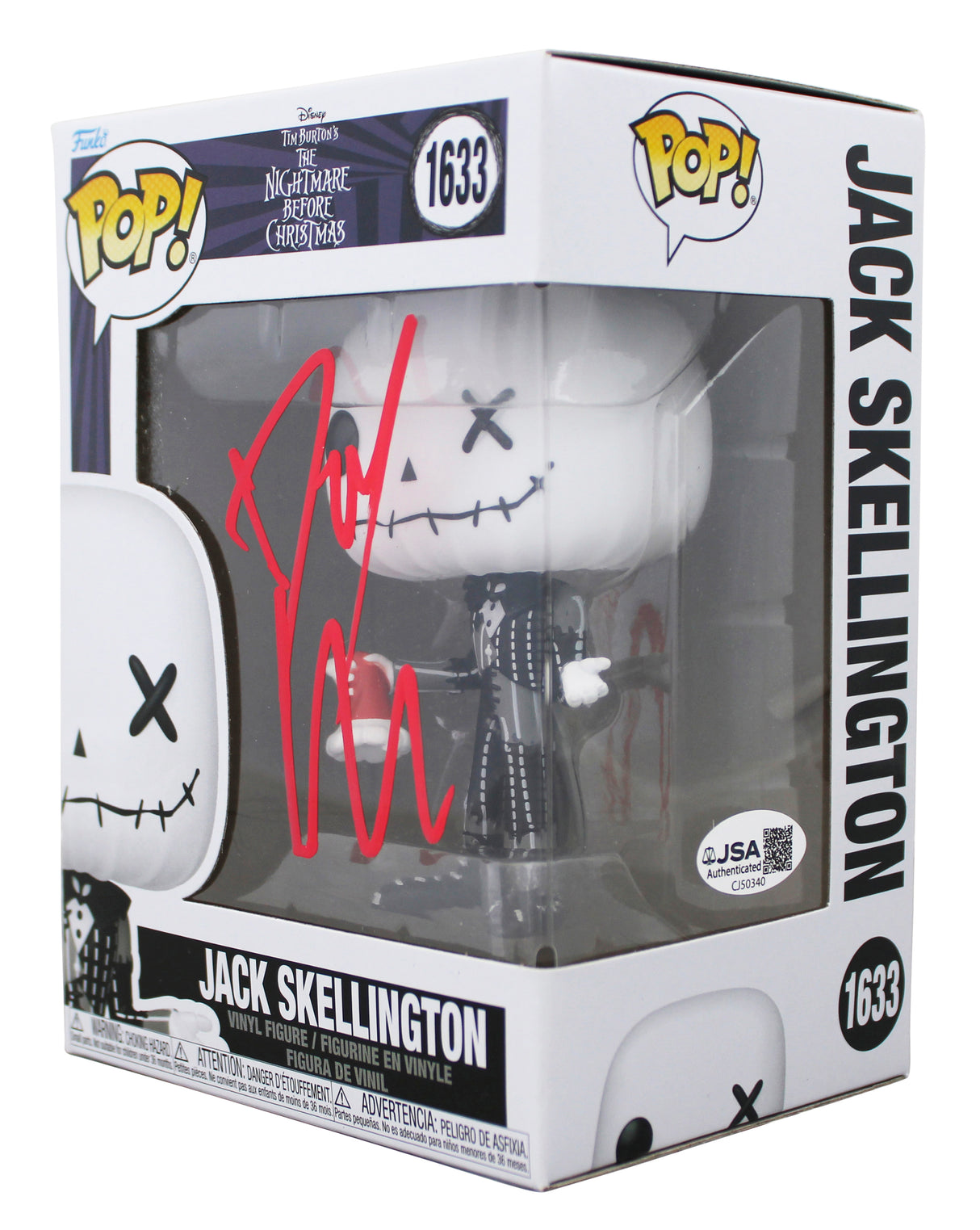 Danny Elfman The Nightmare Before Christmas Signed #1633 Funko Pop Figure JSA
