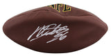 Cowboys Miles Sanders Signed Wilson Super Grip Football BAS Witnessed #WZ50906