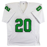 North Texas Kevin Adkisson "2x Inscribed" Signed White Pro Style Jersey BAS Wit