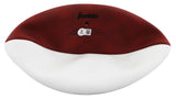 Bengals Boomer Esiason Signed White Panel Logo Football BAS Witnessed #2W882813