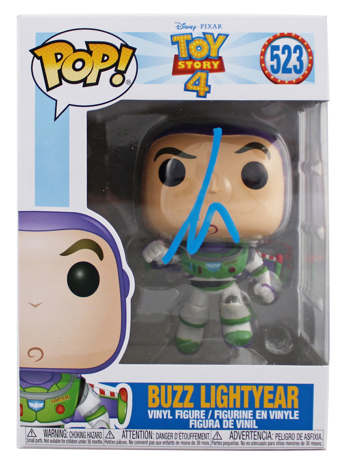 Tim Allen Toy Story 4 Authentic Signed #523 Funko Pop Vinyl Figure BAS #BK66713