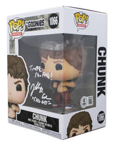 Jeff Cohen The Goonies "2x Insc" Signed Chunk #1066 Funko Pop Vinyl Figure BAS W