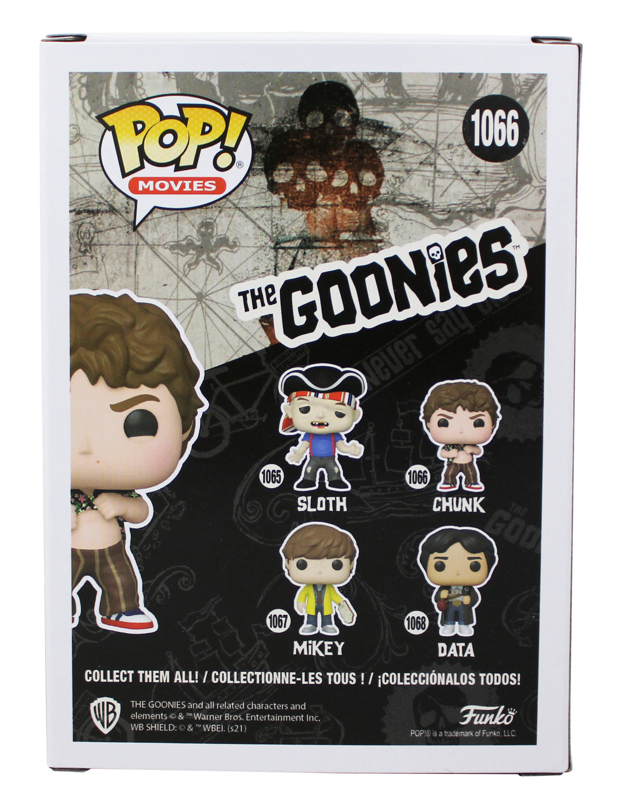 Jeff Cohen The Goonies "2x Insc" Signed Chunk #1066 Funko Pop Vinyl Figure BAS W