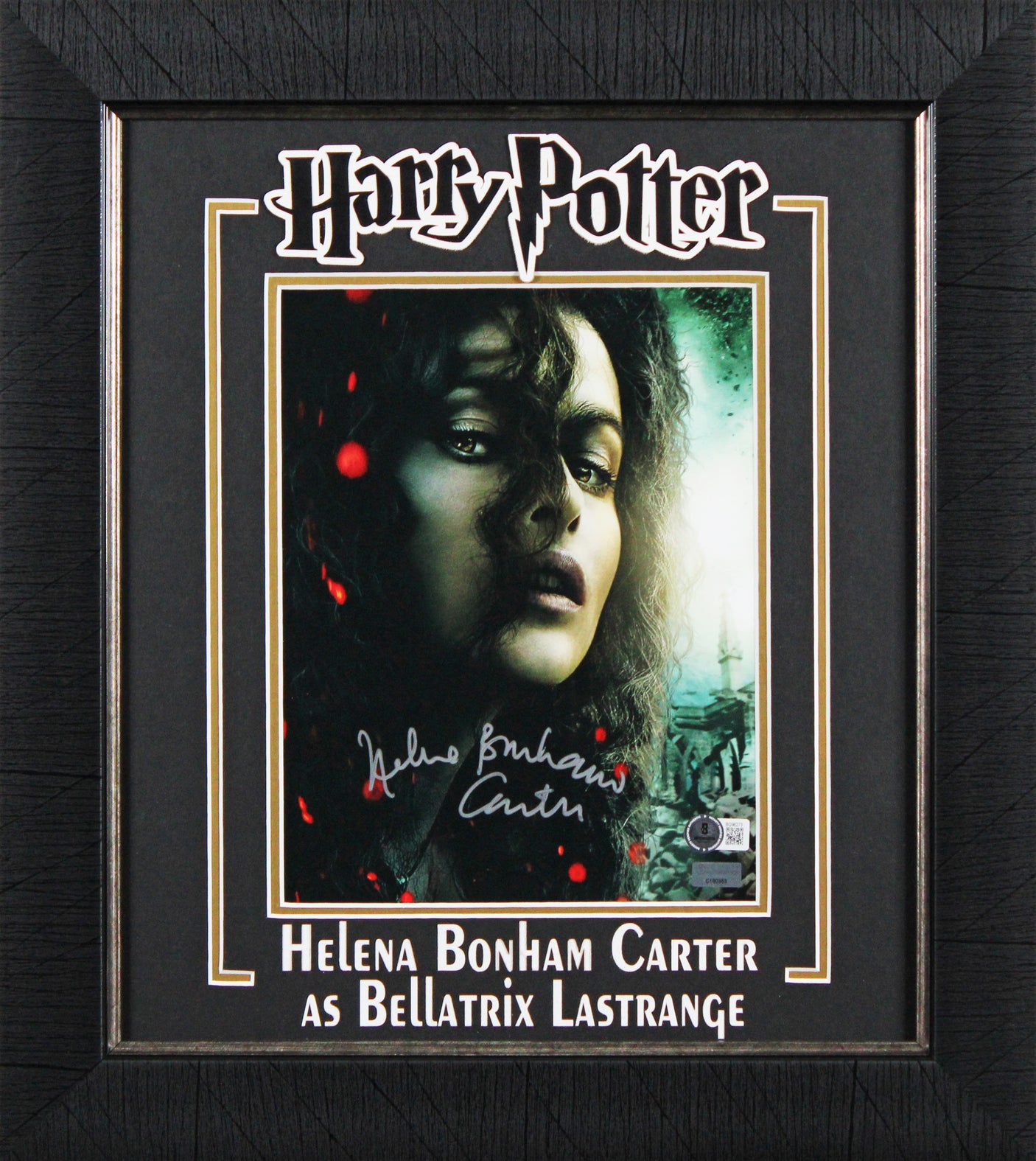 Helena Bonham Carter Harry Potter Authentic Signed 8x10 Framed Photo BAS