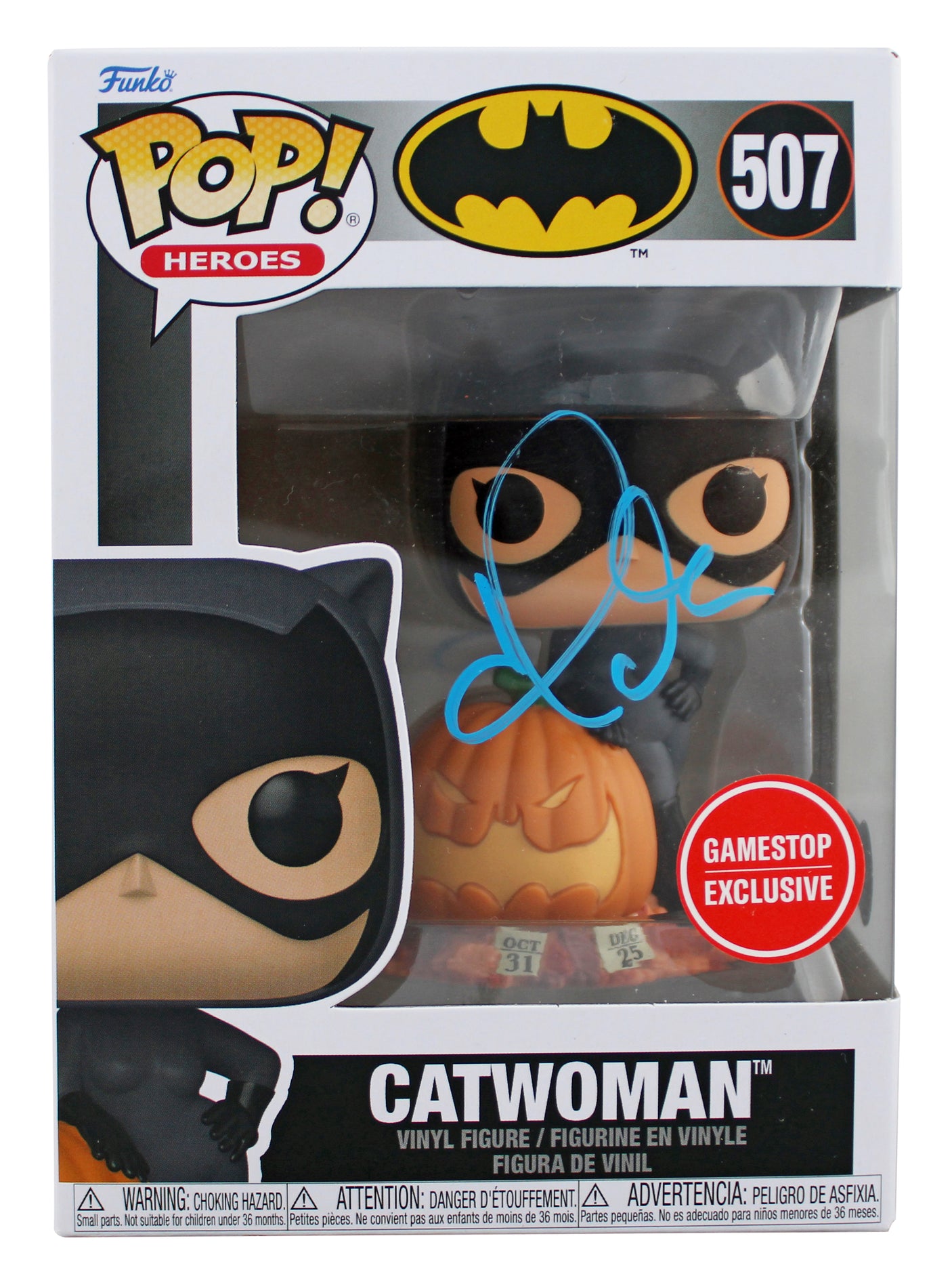 Halle Berry Catwoman Authentic Signed #507 Funko Pop Vinyl Figure BAS #BP01973