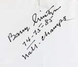 Oklahoma Barry Switzer "74-75-88 Natl Champs" Signed White Polo Shirt BAS Wit
