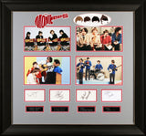 The Monkees (4) Tork, Dolenz, Nesmith & Jones Signed Framed Display BAS #AD04868