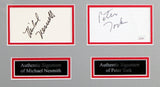 The Monkees (4) Tork, Dolenz, Nesmith & Jones Signed Framed Display BAS #AD04868