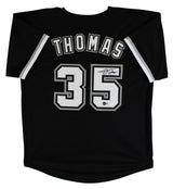 Frank Thomas Authentic Signed Black Pro Style Jersey Autographed BAS Witnessed