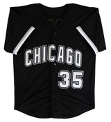 Frank Thomas Authentic Signed Black Pro Style Jersey Autographed BAS Witnessed