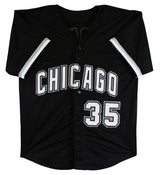 Frank Thomas Authentic Signed Black Pro Style Jersey Autographed BAS Witnessed