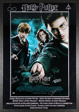 Harry Potter (9) Watson, Radcliffe, Grint +6 Signed & Framed 27x40 Poster PSA