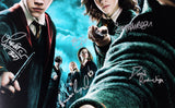 Harry Potter (9) Watson, Radcliffe, Grint +6 Signed & Framed 27x40 Poster PSA