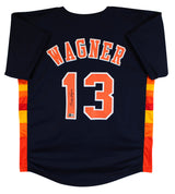 Billy Wagner Authentic Signed Navy Blue Pro Style Jersey BAS Witnessed