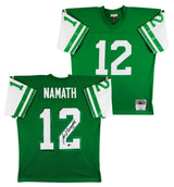 Jets Joe Namath Authentic Signed Green Mitchell & Ness Jersey Autographed BAS 2