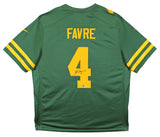 Packers Brett Favre Signed Green Color Rush Nike Limited Jersey BAS Witnessed