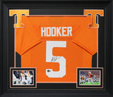 Tennessee Hendon Hooker Authentic Signed Orange Pro Style Framed Jersey BAS Wit