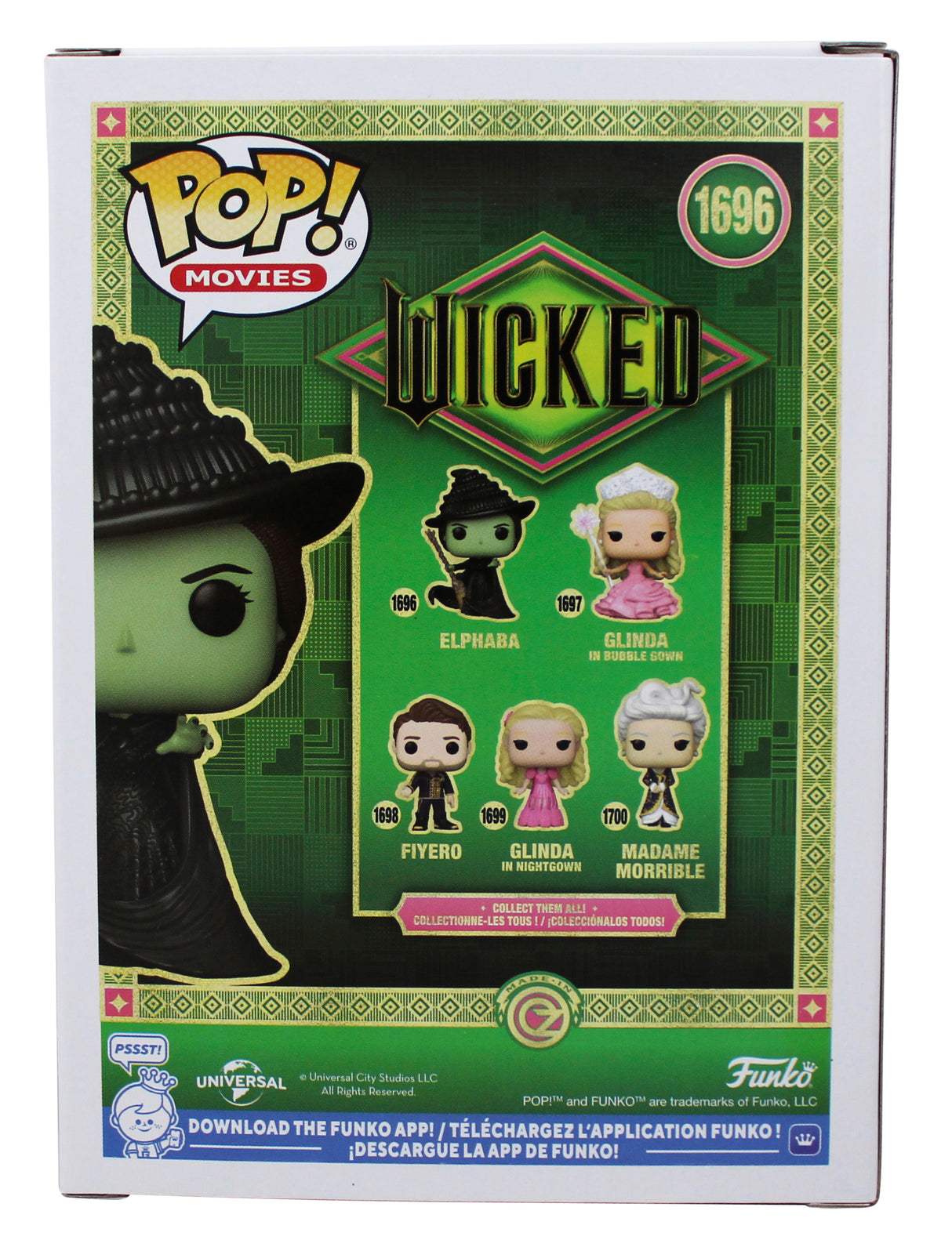Idina Menzel Wicked Authentic Signed Elphaba #1696 Funko Pop Vinyl Figure BAS