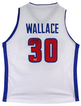 Rasheed Wallace Authentic Signed White Pro Style Jersey BAS Witnessed