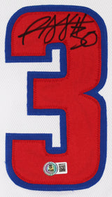 Rasheed Wallace Authentic Signed White Pro Style Jersey BAS Witnessed
