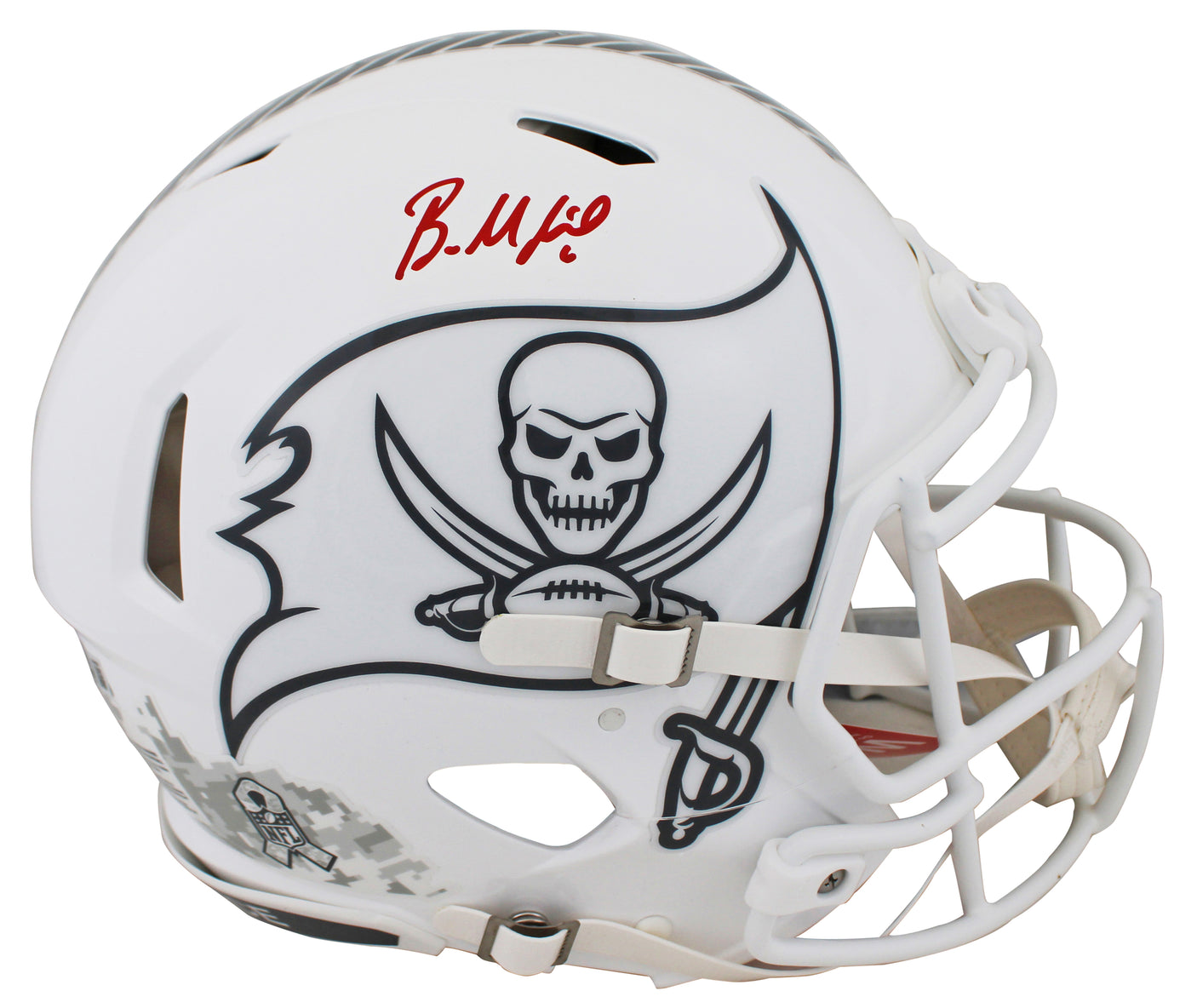 Buccaneers Baker Mayfield Signed STS III F/S Speed Proline Helmet W/ Case BAS W