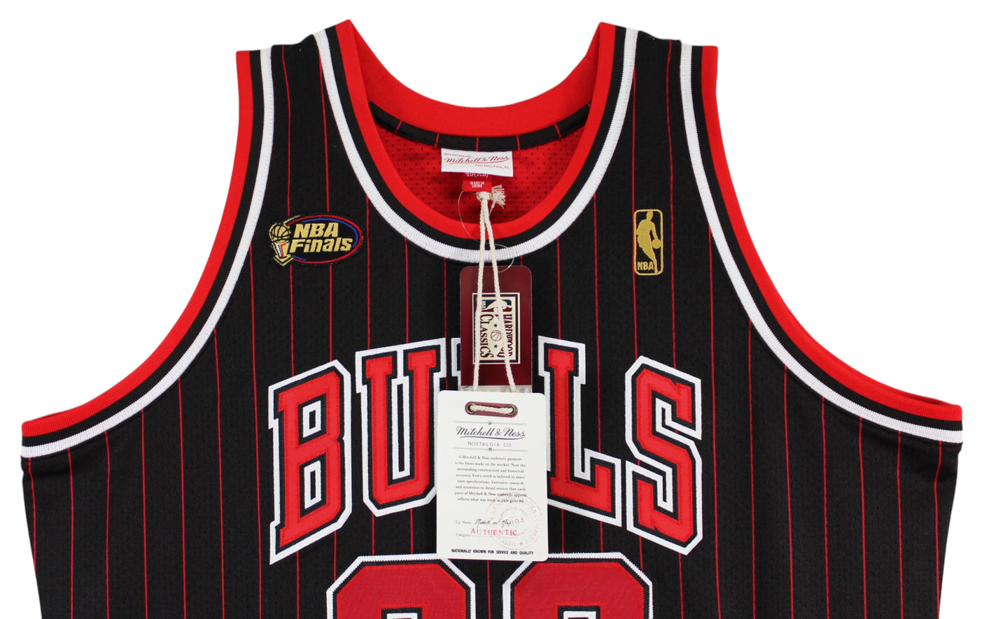 Bulls Michael Jordan Signed 96-97 Black M&N HWC Authentic Jersey UDA #BAH60383