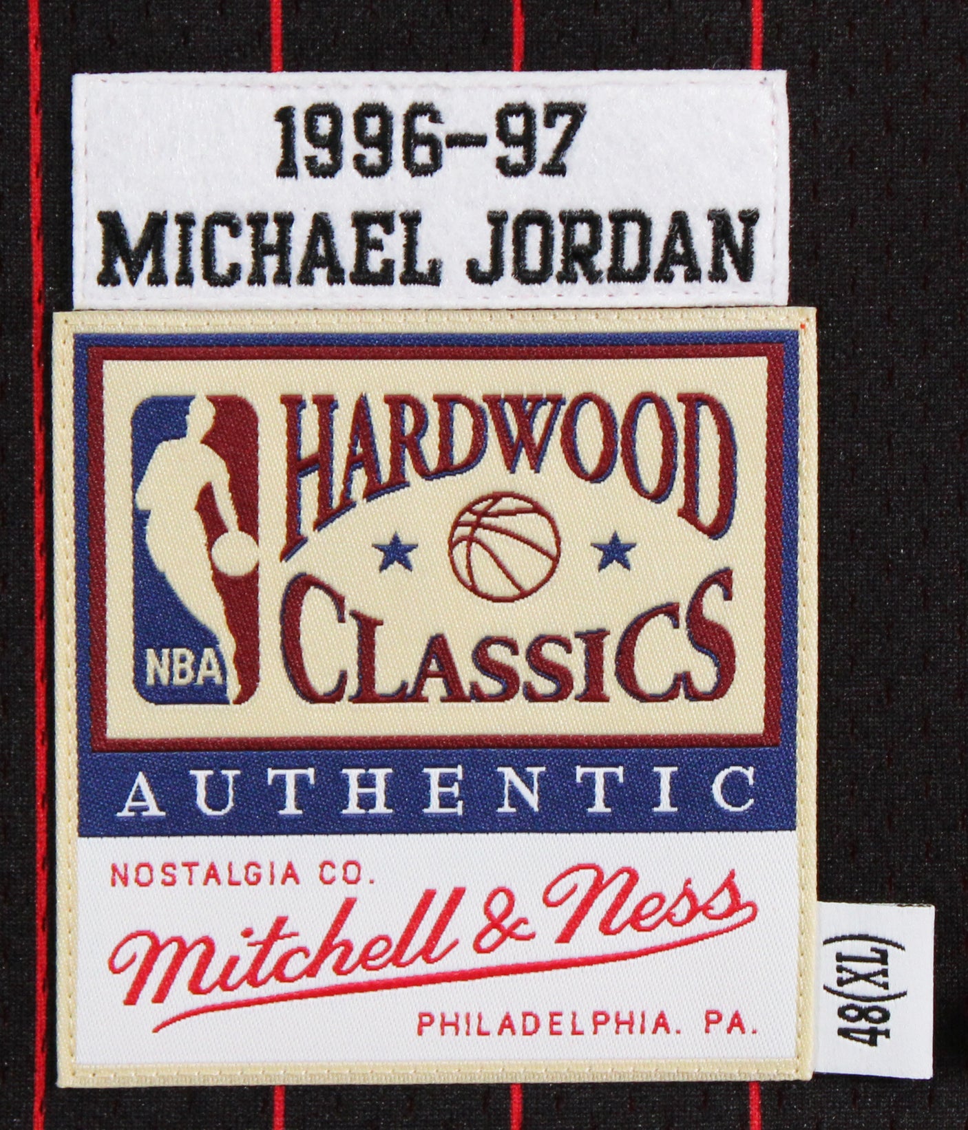 Bulls Michael Jordan Signed 96-97 Black M&N HWC Authentic Jersey UDA #BAH60383