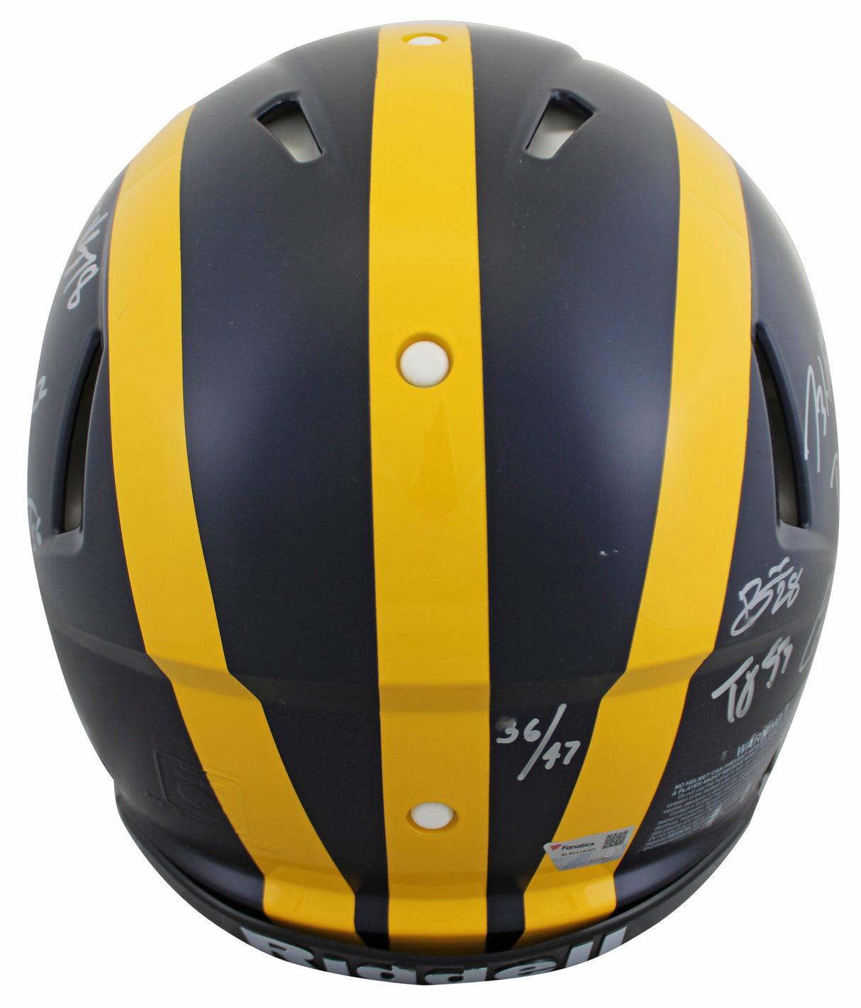 2023 Michigan (20) Harbaugh, McCarthy Signed F/S Speed Proline Helmet Fanatics