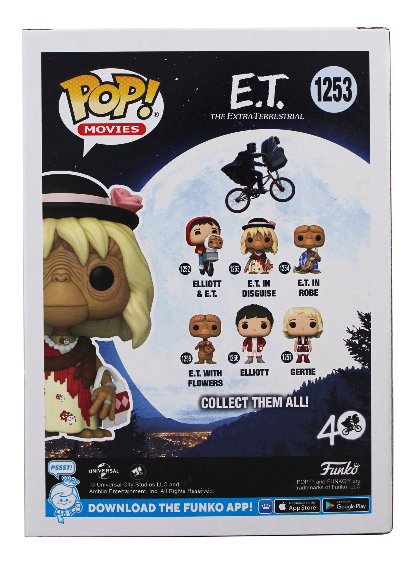 Dee Wallace Signed E.T. In Disguise #1253 Funko Pop Vinyl Figure JSA #AF14609
