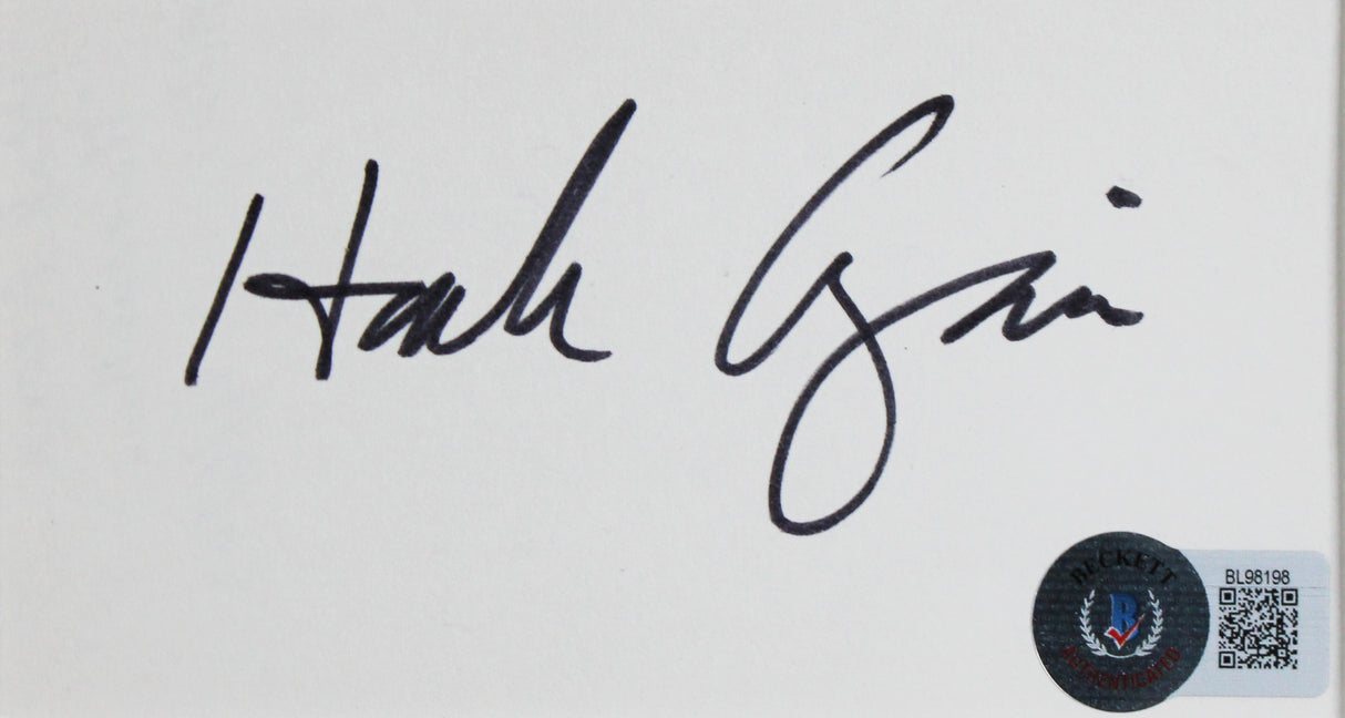 Hank Azaria The Simpsons Authentic Signed & Framed 3x5 Index Card BAS #BL98198