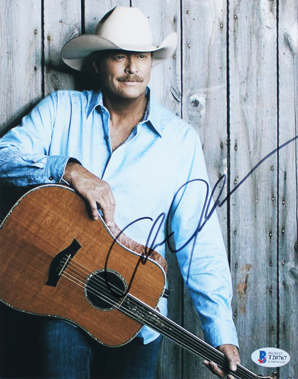 Alan Jackson Authentic Signed 8x10 Framed Photo Autographed BAS #T20767