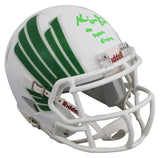 Kevin Adkisson Kevin Von Erich "IC" Signed White Speed Mini Helmet w/ Case BAS W
