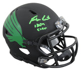 Kevin Adkisson Kevin Von Erich "Iron Claw" Signed Black Speed Mini Helmet BAS W