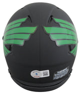 Kevin Adkisson Kevin Von Erich "IC" Signed Black Speed Mini Helmet w/ Case BAS W