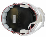 OU Legends (5) Peterson, Stoops +3 Signed F/S Speed Rep Helmet w/ Case BAS Wit