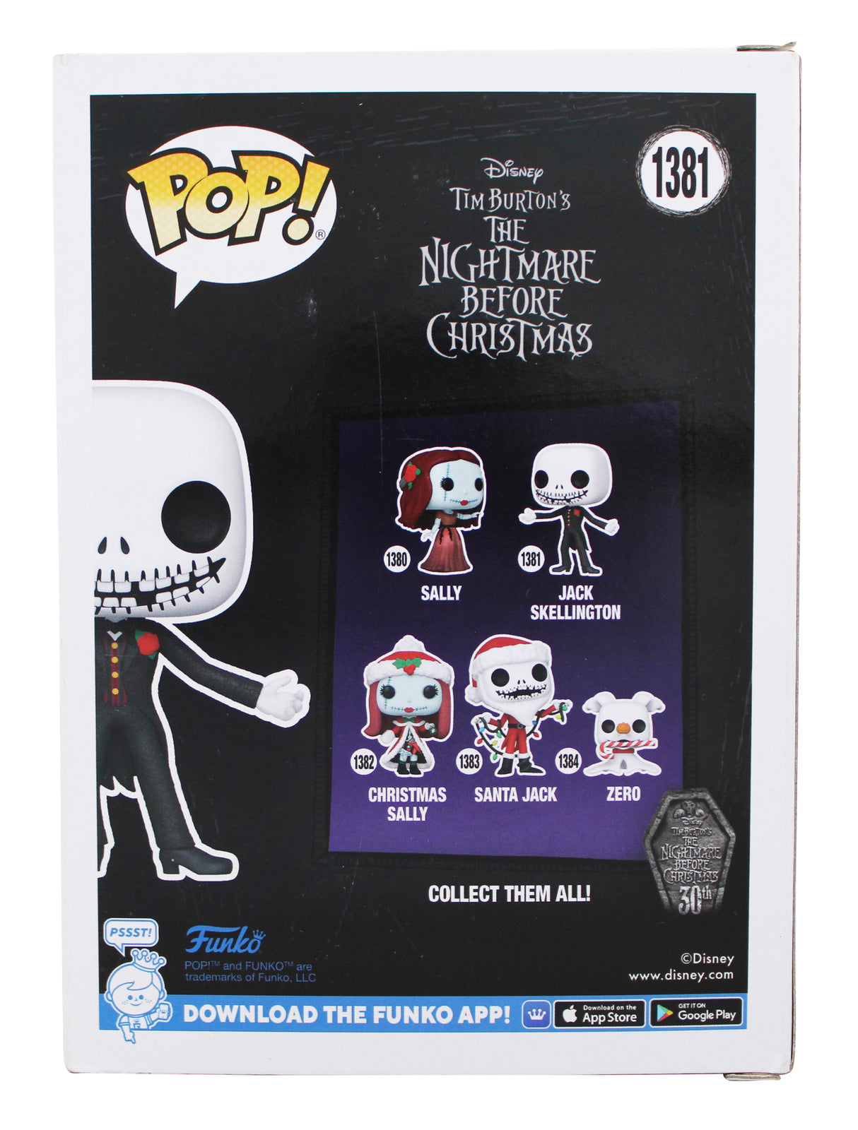 Chris Sarandon "Jack" Signed Jack Skellington #1381 Funko Pop Figure JSA