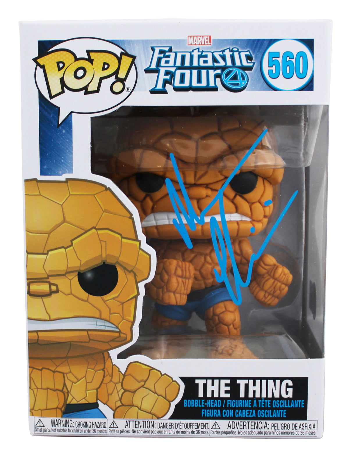 Michael Chiklis Fantastic Four Signed #560 Funko Pop Vinyl Figure BAS #BU82561