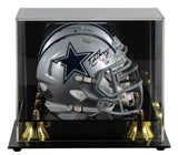 Cowboys Drew Pearson "HOF 21" Authentic Signed Speed Mini Helmet w/ Case JSA
