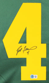 Packers Brett Favre Signed Green Color Rush Nike Limited Jersey BAS Witnessed