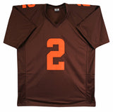 Amari Cooper Authentic Signed Brown Pro Style Jersey Autographed JSA Witness