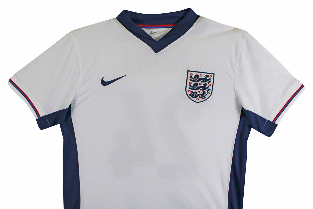 England Cole Palmer Authentic Signed White Nike Jersey Autographed BAS
